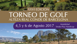 Inscripciones abiertas XXVI Torneo Alteza Real Conde de Barcelona