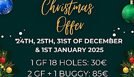 OFERTA ESPECIAL GOLF NAVIDAD 24, 25, 31 y 1 DE ENERO 2025